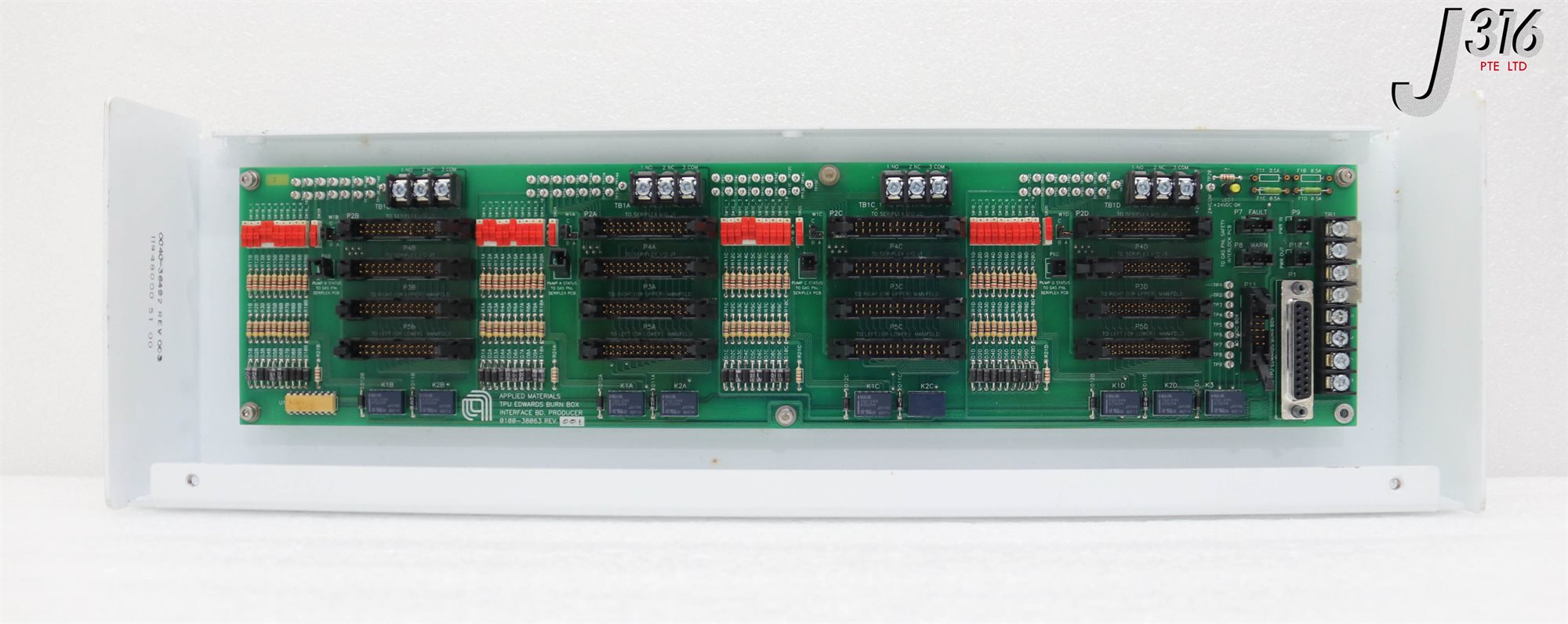 C1845 APPLIED MATERIALS TPU EDWARDS BURN BOX INTERFACE, 0100-38063
